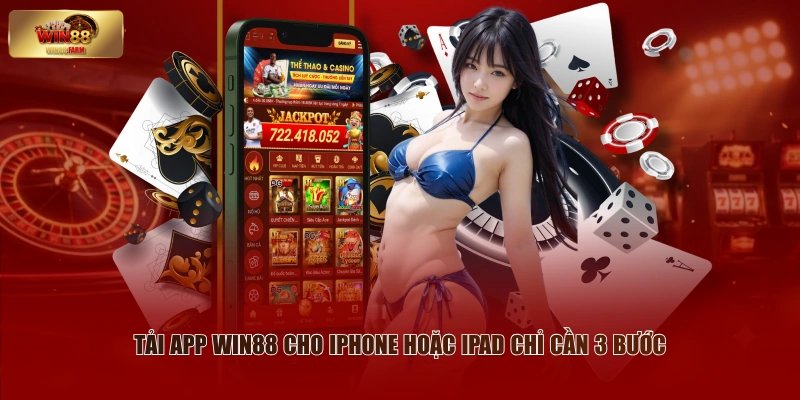 Tải App WIN88 - 2 Cách Download Ứng Dụng Siêu Đơn Giản 2 Tải app WIN88 cho Iphone hoặc Ipad chỉ cần 3 bước